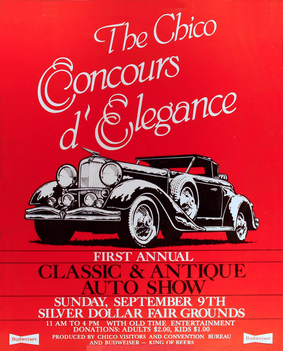 1979 chico concours d'elegance poster