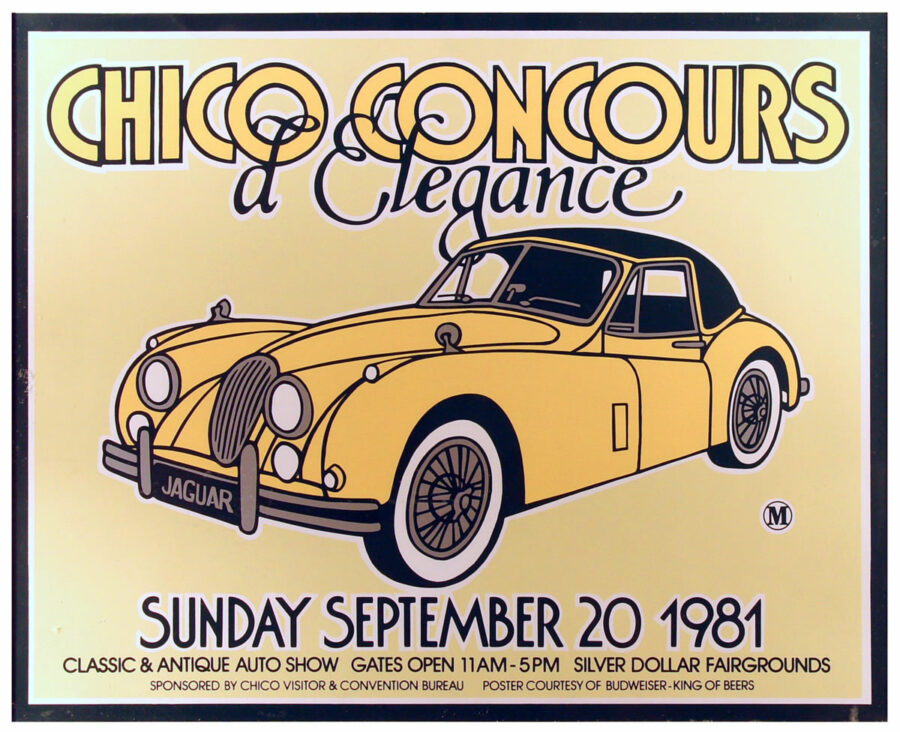 1981 chico concours d'elegance poster