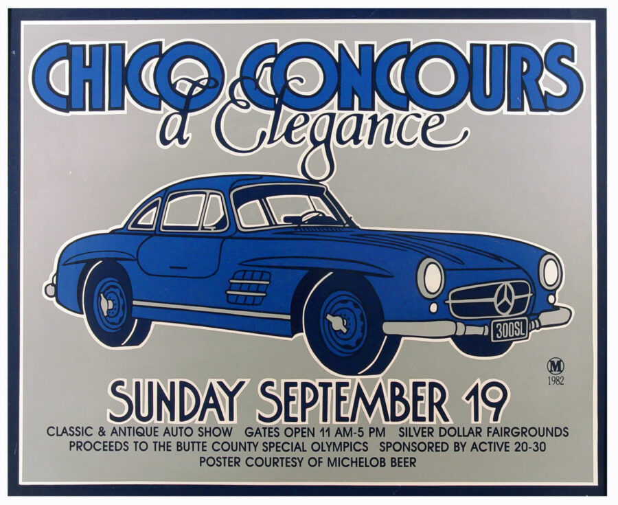 1982 chico concours d'elegance poster