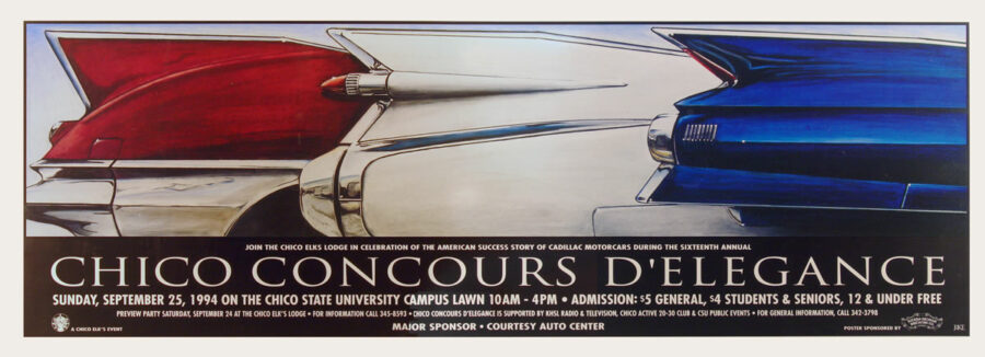 1994 chico concours d'elegance poster