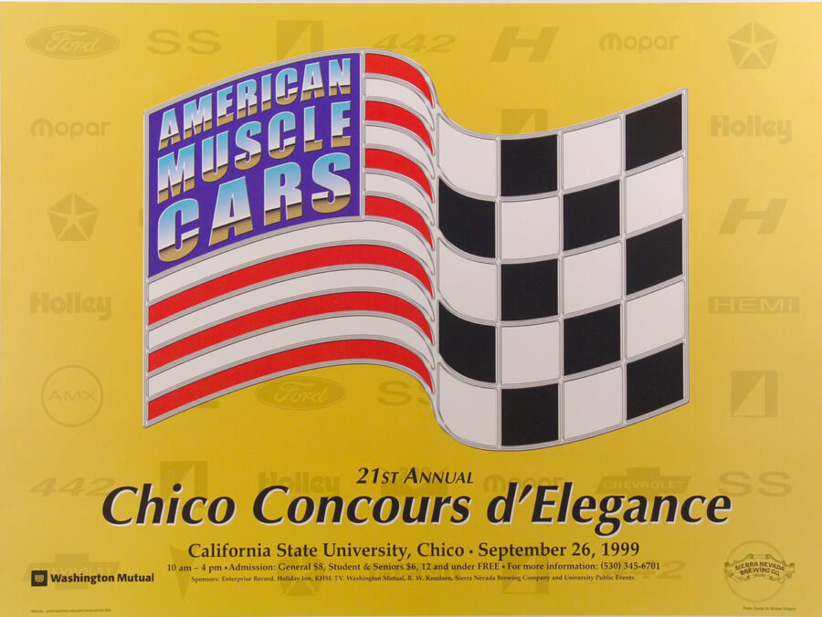1999 chico concours d'elegance poster
