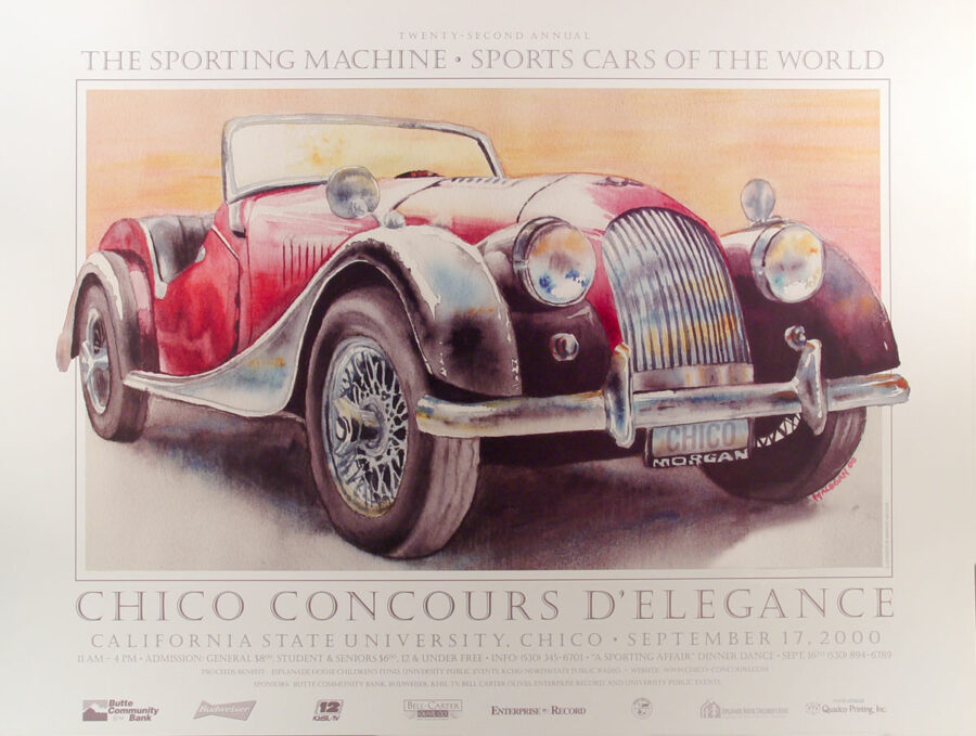 2000 chico concours d'elegance poster