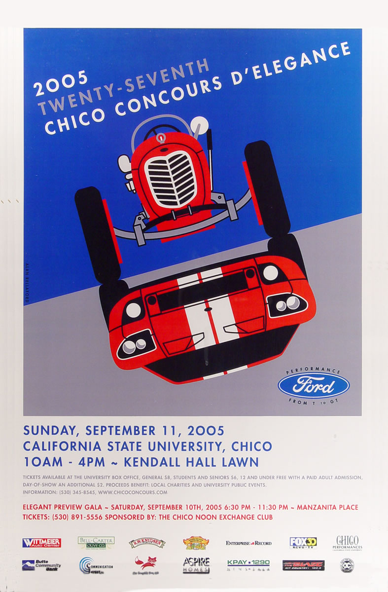 2005 chico concours d'elegance poster
