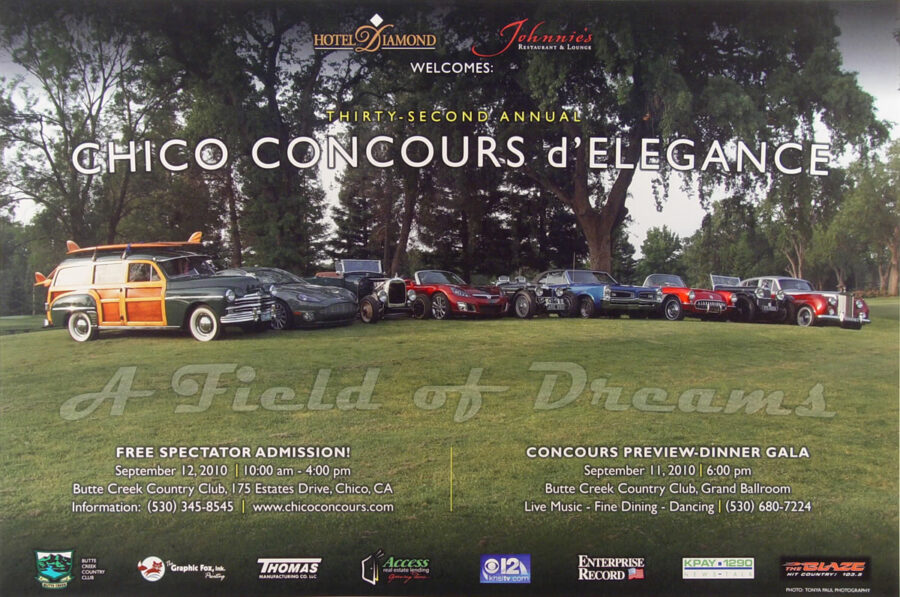 2010 chico concours d'elegance poster
